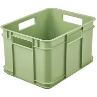 Keeeper Aufbewahrungsbox Euro-Box L bruno eco, grass green 20 Liter, Material: PP/Regranulat, rundum lauf