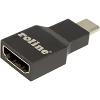 Roline Adapter USB Typ C - HDMI, ST/BU, grau