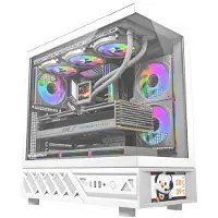 Darkflash DS950V PC Gehäuse mit Display + 6 Lüfter Weiß