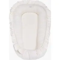 Mini Dreams Cozy Babynest Rüschen, Hellbeige