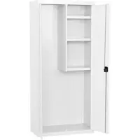 Simon Rack Aktenschrank, Mehrzweckschrank, Stahl-Aufbewahrungsschrank, 0 Ebenen, Doppeltüren, Schloss - Simonlocker