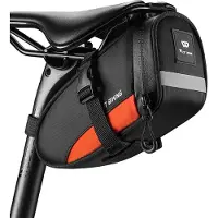 Lixada Fahrradtasche, reflektierende, aufhängbare Rücklicht-Fahrradtasche, Mountainbike-Satteltasche, Fahrradausrüstungstasche, Orange