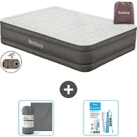 Bestway Luftmatratze - 2-Personen - 152 x 203 x 46 cm - Braun - Inklusive Zubehör