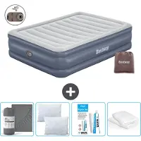 Bestway Luftmatratze - 2-Personen - 152 x 203 x 51 cm - Grau - Inklusive Zubehör