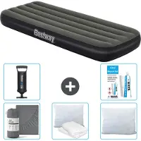Bestway Luftmatratze – 1 Person – 76 x 185 x 25 cm – Grün – im Lieferumfang enthalten Zubehör