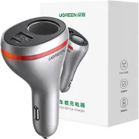 UGREEN 60712, Auto, Zigarettenanzünder, Silber