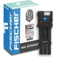 Fischer Fahrrad FISCHER Faltschloss mit Zahlen - PROTEC PLUS+ FN110 Länge 110cm