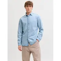 Jack & Jones Jeanshemd "JJESTANLEY JJSHIRT AT 021 NOOS" Baumwolle, normal geschnitten