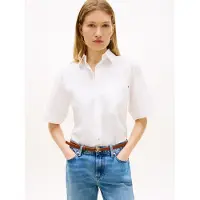 Tommy Hilfiger Hemd WW0WW48899 Weiß Relaxed Fit