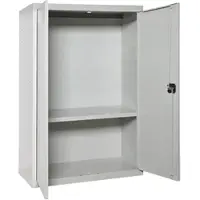 Simon Rack Aktenschrank, Mehrzweckschrank, Stahl-Aufbewahrungsschrank, 1 Ebenen, Doppeltüren, Schloss - Simonlocker
