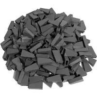 LEGO 2x1x3 Dachsteine Schrägsteine Dunkelgrau für Dach - 4460b NEU! Menge 50x