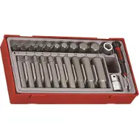 Teng Tools Set Schraubendreher-Einsatz (Bits) 68850106 75 40mm 1.1kg