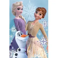 Procos Disney Eiszauber Olaf und Schwestern Fleece Bettde