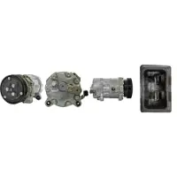 Casco CAC73099AS SD7V16 Klimaanlage Klimakompressor R134a für VW GOLF III (1H1) SHARAN (7M8, 7M9, 7M6) PASSAT (3A2, 35I) Caddy II Kastenwagen (9K9A)