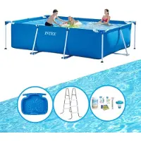 Intex Pool Rectangular Frame 300x200x75 cm - mit Zubehör