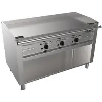 Saro Gas-Teppanyakigrill offenem Unterbau Modell TEB3/140 G