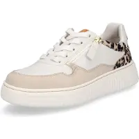 Gabor Damen Sneaker weiß beige Leo