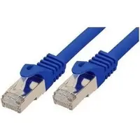 Shiverpeaks RJ45 Patchkabel m. CAT 7 Rohkabel PIMF blau 20m