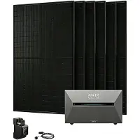 Anker Powerness Balkonkraftwerk mit Speicher, SOLIX Solarbank 3 E2700 Pro Speicher mit 6x 500W Bifaziale Solarmodule (3000W) & Smart Meter