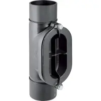 Geberit PE Putzstück für waagrechte Leitungen 90 Gr. d 200mm 370454, 1 Stk.