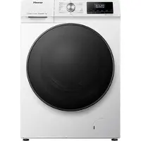 Hisense Waschmaschine WFQA8014EVJM - 8 kg Fassungsvermögen - 1400 U/min - Inverter PowerDrive Motor - AquaStop - TotalWeight Control - SteamTech - StableTech - Kindersicherung