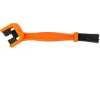 Neo Tools Nylonbürste für die Kettenreinigung von Motorrädern, Quads, Fahrrädern, Maschinen usw, eine Seite der Bürste U-förmig für die Feinreinigung, die andere gerade für schwer zugängliche Stellen
