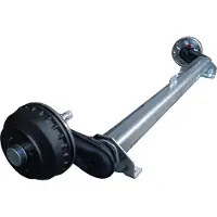 Al-Ko Gebremste Achse 1350 kg, 1200 mm für Autotransporter und Anhänger