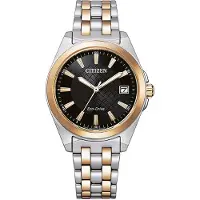 Citizen Uhr EO1213-85E ECO-Drive Damenuhr Bicolor Edelstahl