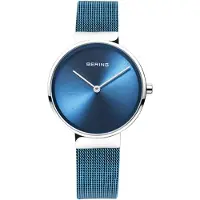Bering Damen Uhr Armbanduhr Slim Classic - 14531-308 Meshband