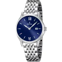 Festina Klassik Uni Armbanduhr Edelstahl F16748/3