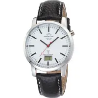 Master Time MTGA-10592-20L Funk Basic Bahnhofsuhr Herrenuhr 41mm