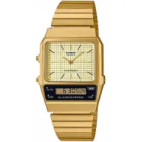 Casio AQ-800EG-9AEF Vintage Edgy Unisex-Uhr Goldfarben