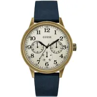 GUESS Gents Boulder Uhr Blau Blau One Size