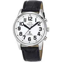 Master Time MTGA-10690-60L Sprechende Funk Herrenuhr mit Lederband