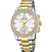 Jaguar Damen Multifunktion Uhr Connected Edelstahl silber gold UJ982/1