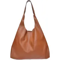 Luisa Vannini Braun Rindsledertasche