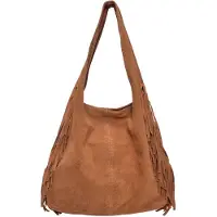 Isabella Rhea Braun Rindsledertasche