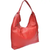 Roberta M Rot Rindsledertasche