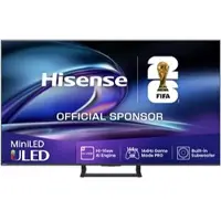 Hisense QLED Mini LED-Fernseher "55E89Q", Energieeffizienz: E, schwarz, 55 ′′, Fernseher, 4K UHD MiniLED Smart TV, QLED Mini LED-Fernseher