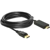 DeLOCK 85319, 5 m, DisplayPort, HDMI, Männlich, Männlich, Gerade