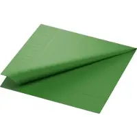 Duni Tissue-Serviette 40 x 40 cm Leaf Green 3-lagig, 1000 Stk/Krt (4 x 250 Stk)