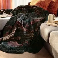 Biederlack Wohndecke Vivid Waves 150x200 cm - bunt