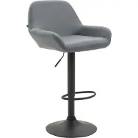 CLP Barhocker Braga Kunstleder B grau
