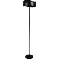 Licht-Erlebnisse Stehlampe Metall E27 155 cm hoch Up Down Schwarz rund Modern Stehleuchte