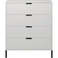 58 aufm Kessel Kommode Erna 81x45x102 Kreidegrau matt Lack 14724-Q