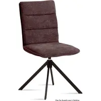 58 aufm Kessel Esszimmerstuhl drehbar (6er-Set) Dekava 47x92x60 Schwarz/Braun