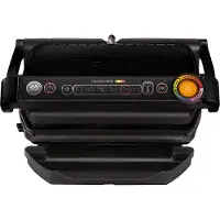 Tefal GC7128 Optigrill, Kontaktgrill schwarz Elektrogrill