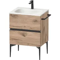 Duravit Waschtischunterschrank wandhängend Sivida 61x59,2x47,7cm, 2 Schub., E Marm, Gr. sw