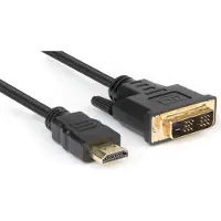 Hamlet XVCHDM-DV18 Videokabel und Adapter 1,8 m HDMI Typ A (Standard) DVI-D Schwarz