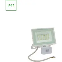 Spectrum NOCTIS LUX 3 LED Fluter Außenleuchte mit Bewegungsmelder 30W IP65/IP44 6000K Weiß